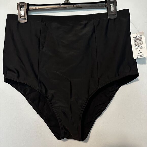 Torrid High-Rise Strappy Back Swim Bottom 1X - Picture 6 of 12